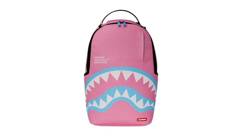 Pre-owned Sprayground Shark Central Amusement Dlxsv Backpack In Multi