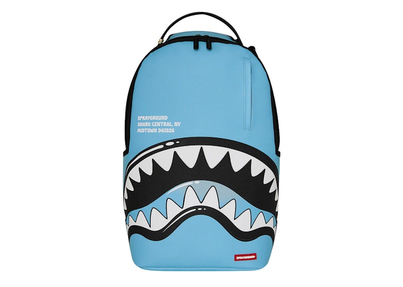 Sprayground Shark Central Bubbly Backpack Light Blue