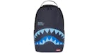 Sprayground Shark Central Midnight Blue DLXSV Backpack Blue