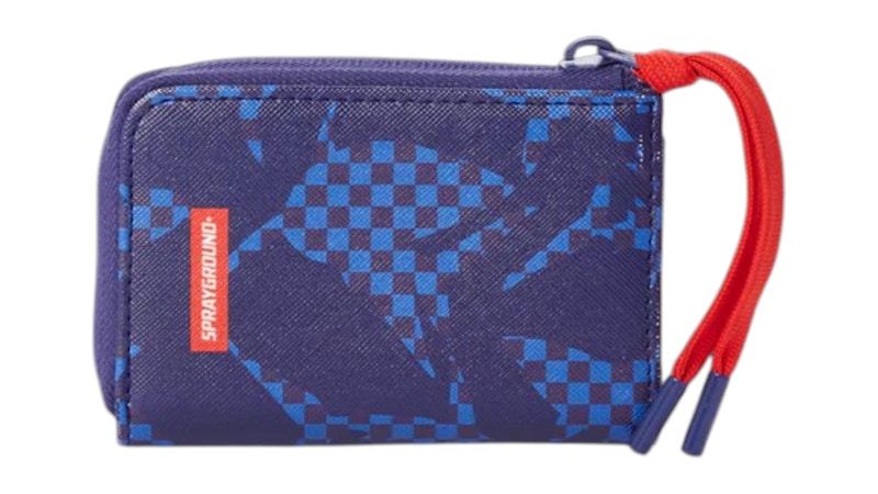 Sprayground Shark Check (Blue) Wallet Multicolor