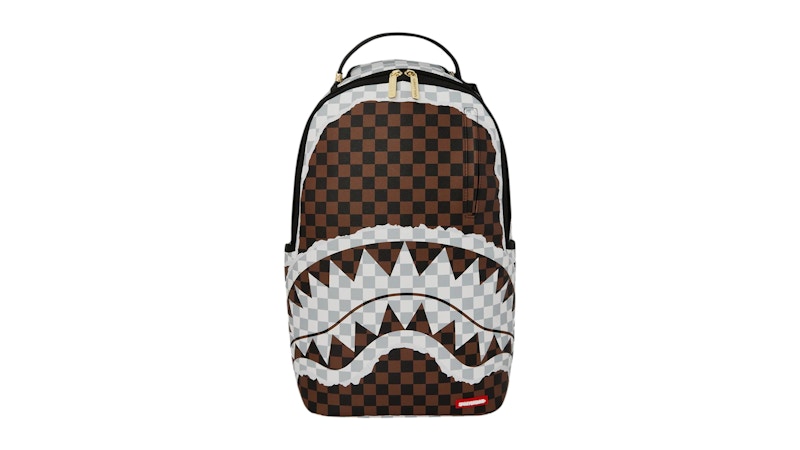 Sprayground Shark Legacy Backpack Brown/White