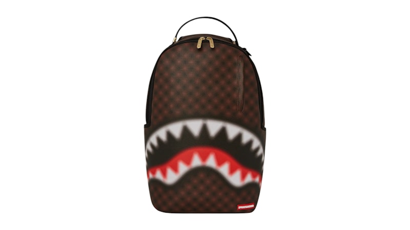 Pre-owned Sprayground Sharks In Paris Blur Effect Backpack In Multi