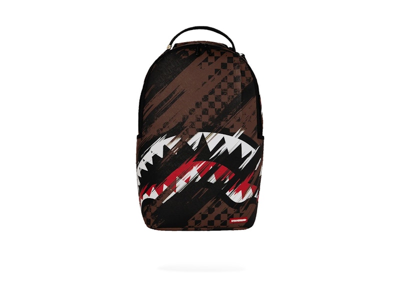 Sprayground Sharks In Paris Night Drift Backpack Brown