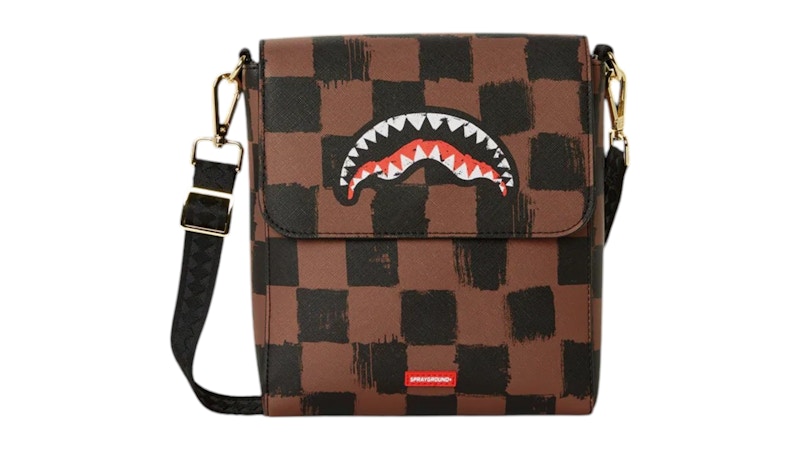 Sprayground Sharks In Paris Vanquish Large Sling Crossbody Multicolor