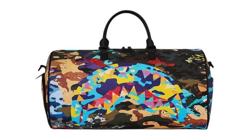 Sprayground Sliced And Diced Camo Duffle Multicolor