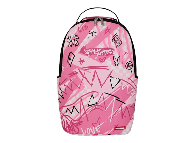Sprayground Smoke Check DLXSV Backpack Pink