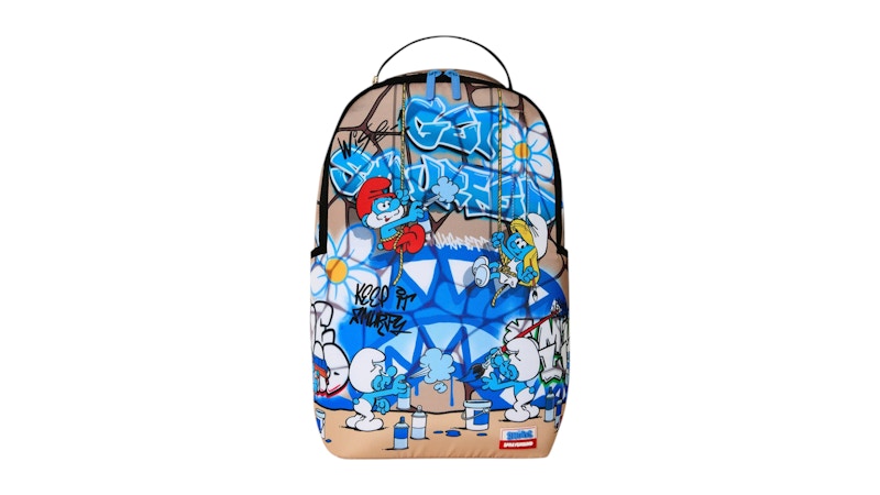 Sprayground Smurfs Art Party II Backpack Multicolor