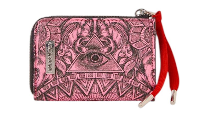 Pre-owned Sprayground Society Of Sharks Wallet In Multi