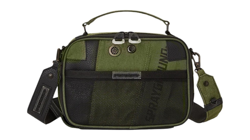 Sprayground Special Ops Operation Succe$$ Brickside Toiletry Messenger Bag Multicolor