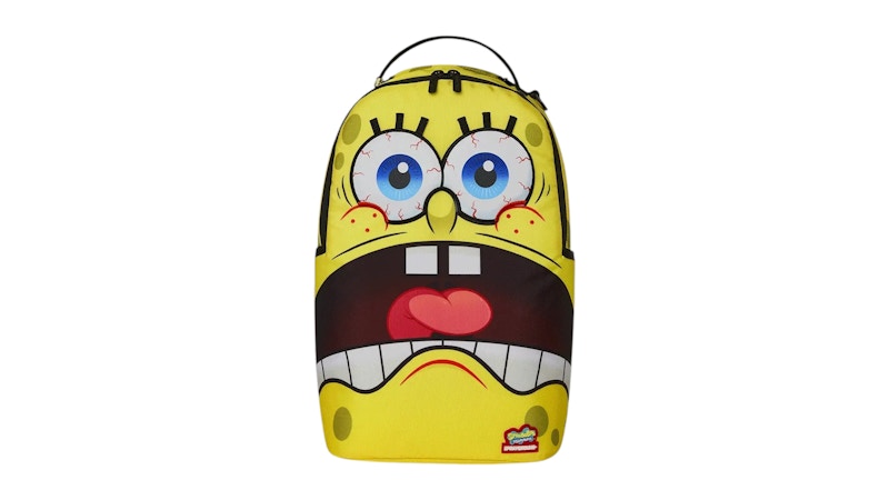 Pre-owned Sprayground Spongebob Eye Pop Removable Eyes Backpack In Multi