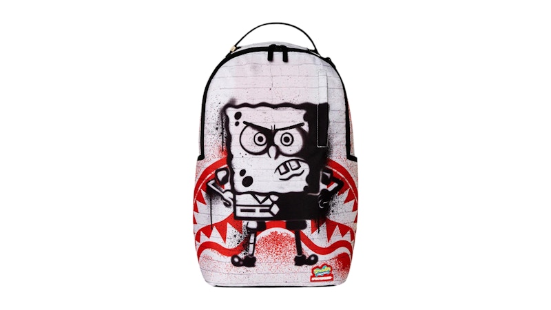 Pre-owned Sprayground Spongebob Stencil Wall Dlxr Backpack In Multi