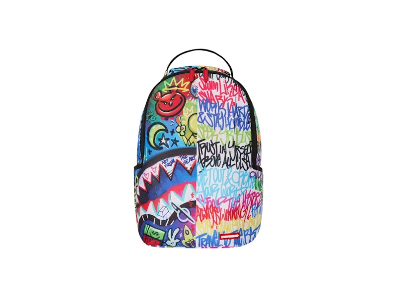 Sprayground Spray Poetry Split Mini Backpack Multicolor