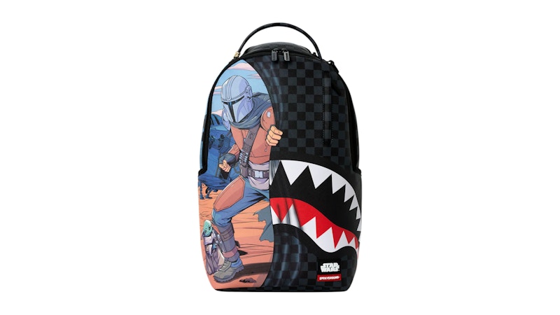 Sprayground Star Wars Mando Grogu Get To the Ship Backpack Multicolor