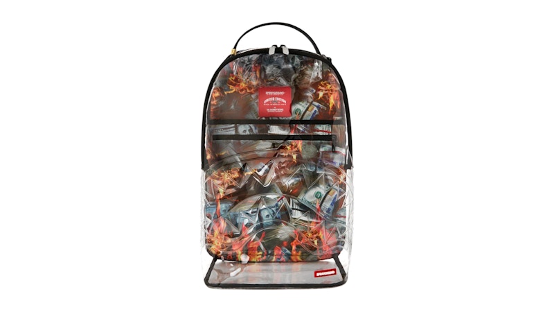 Sprayground Stay Up Clear Backpack Clear