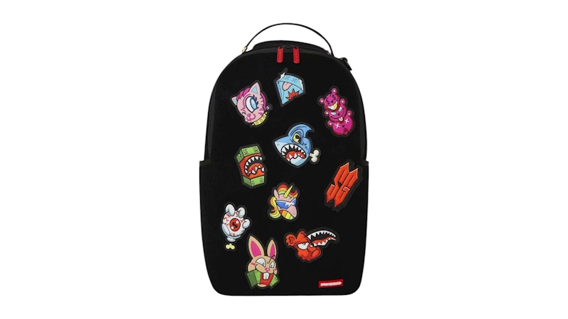 Sprayground Stuck On Ya Velcro Patch Backpack Multicolor