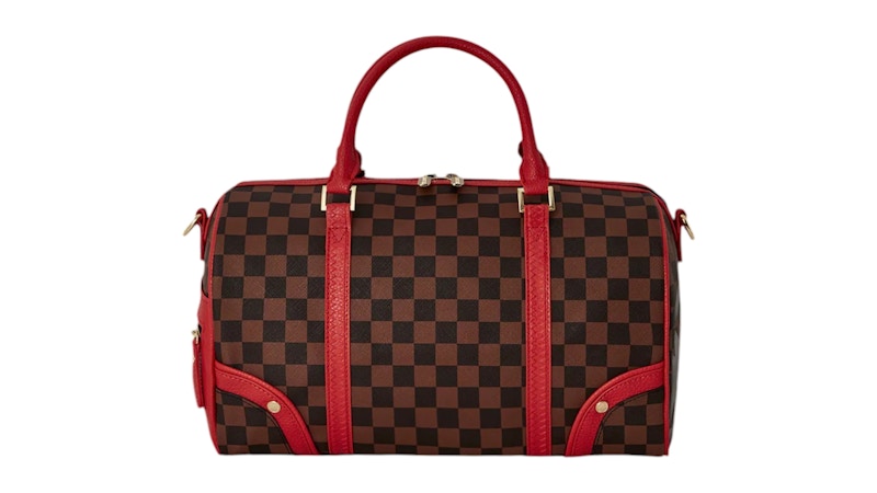 Pre-owned Sprayground Takeover The Throne Mini Duffle In Multi