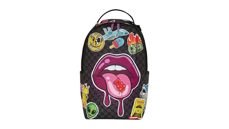 Sprayground Tasty DLXSV Rucksack Schwarz Mehrfarbig