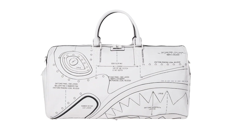 Sprayground Technical Cut & Shark Duffle Multicolor
