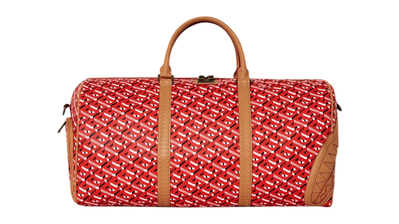 Pre-owned Sprayground The 3dsg Concorde Duffle In Multi