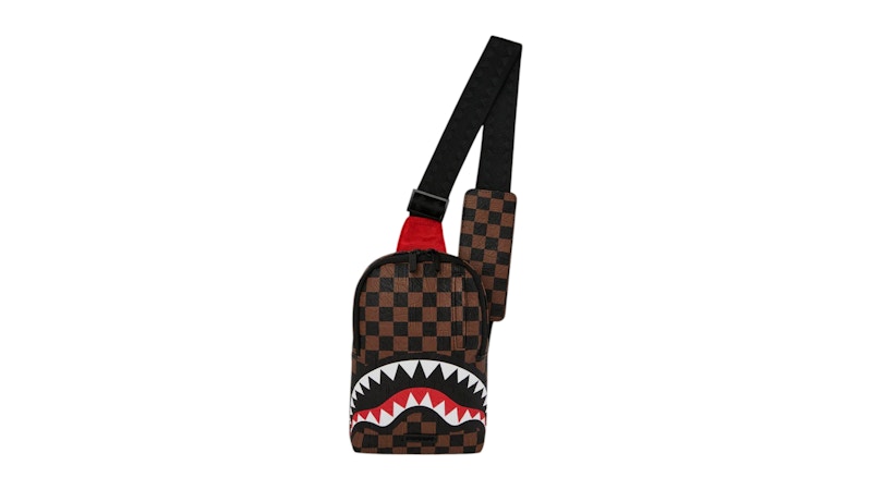 Sprayground The Private Jet Shark Club Backpack Sling Bag Multicolor