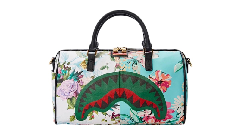 Pre-owned Sprayground The Sanctuary Mini Duffle In Multi