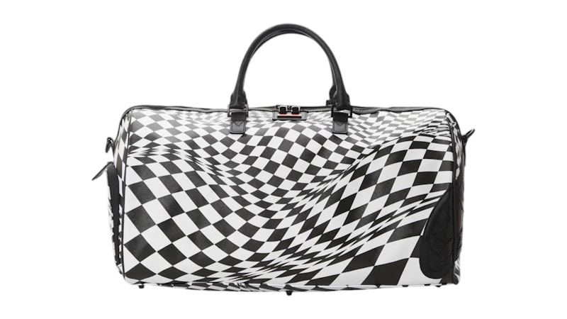 Pre-owned Sprayground Trippy Check Duffle In Multi