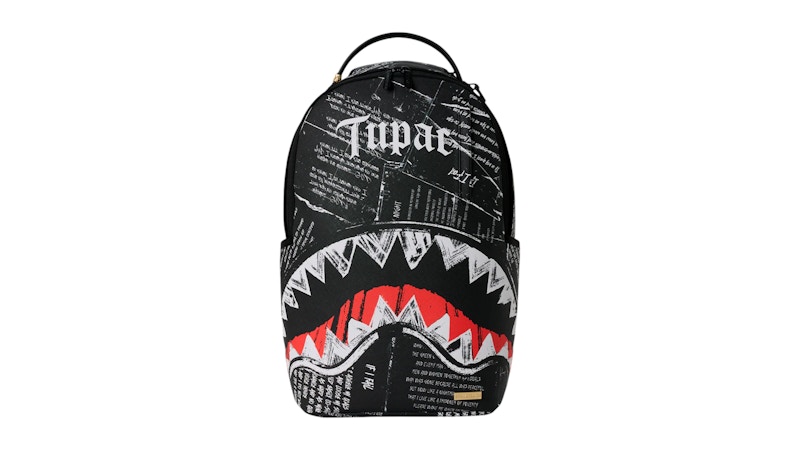 Sprayground Tupac Official Collab Poetry Backpack Multicolor