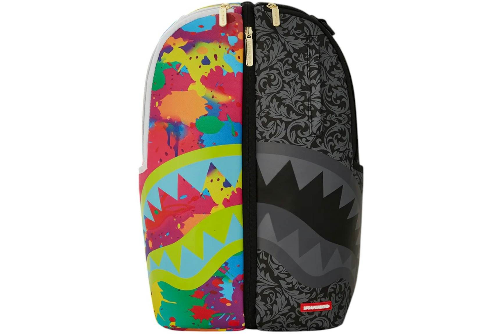 Sprayground Twins Chaos Split 2 Backpack Multicolor/Black/Grey - US