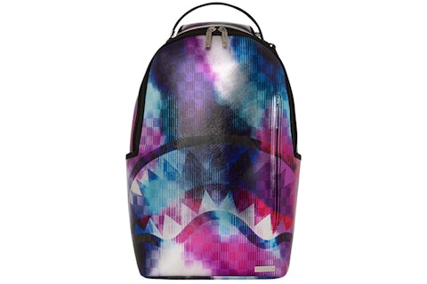 Sprayground Tye Check Sharkclub Electronica Backpack Multicolor GB