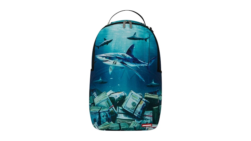 Sprayground Under Water Shark Backpack Multicolor