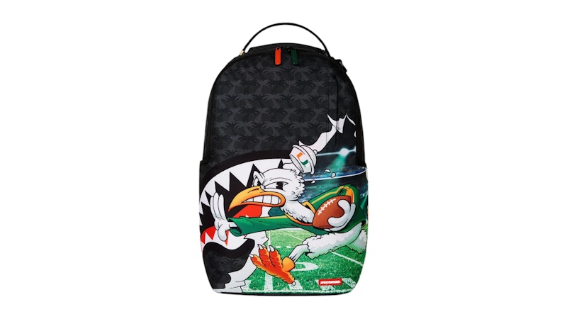 Pre-owned Sprayground University Of Miami Touchdown Backpack In Multi