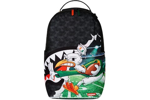 Sprayground University Of Miami Touchdown Backpack Multicolor