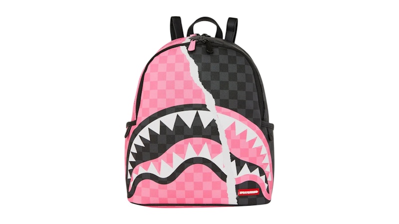 Pre-owned Sprayground Venom Crush Savage Backpack In Pink/black In Multi