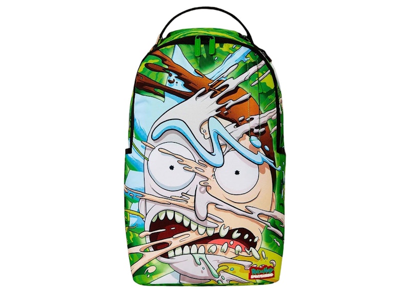 Sprayground x Rick Morty Merge Diverge DLXSR Backpack Green US