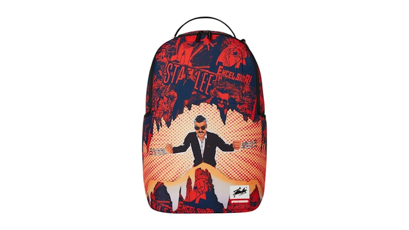 Pre-owned Sprayground X Stan Lee A Hero Backpack In Multi