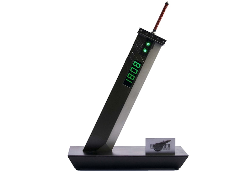 Square Enix Final Fantasy VII Remake Buster Sword Digital Clock - CN