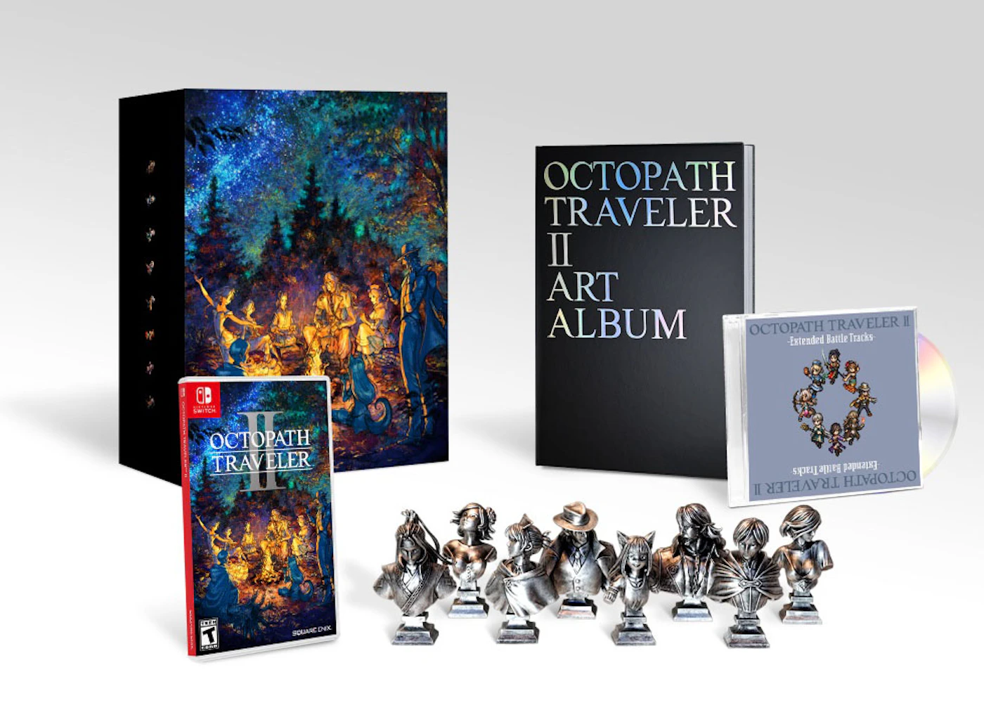 Square Enix Nintendo Switch Octopath Traveler II Collector\'s Edition Set  Video Game Bundle - GB