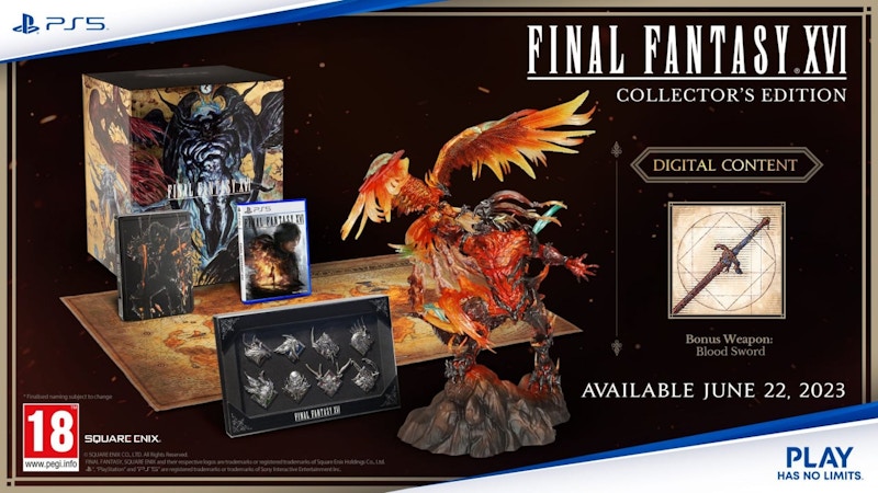 Square Enix PS5 Final Fantasy XVI Collector's Edition Video Game