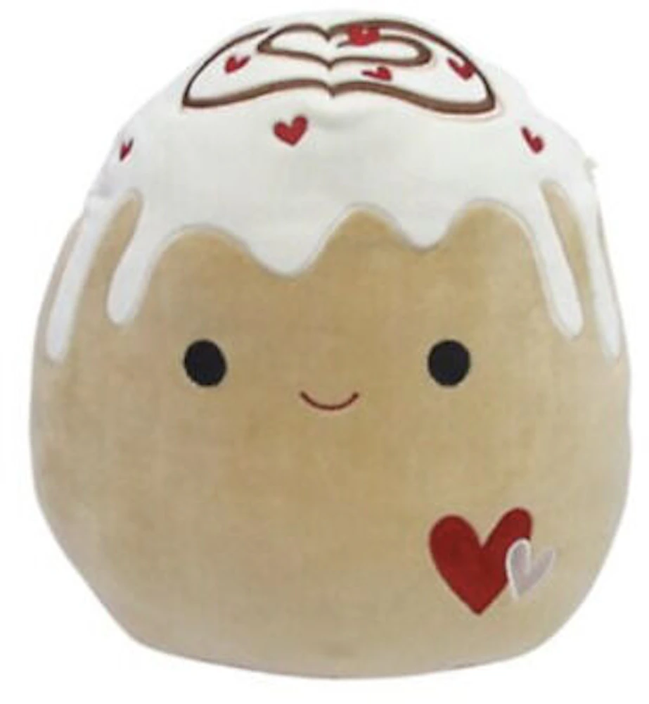 Squishmallow Chanel The Cinnamon Bun 12 Inch (Valentines Day Exclusive)  Plush Tan/White - SS21 - US