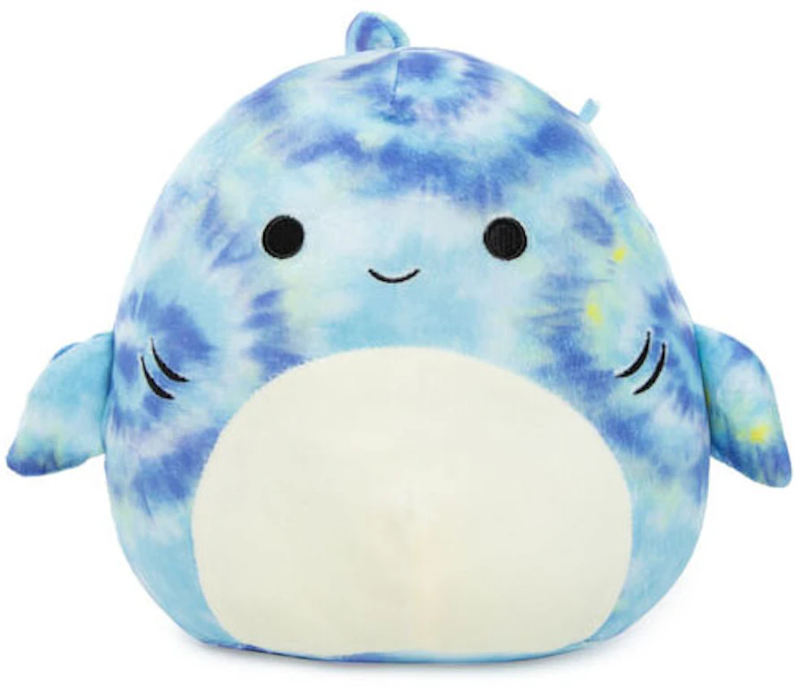 Squishmallow Luther The Tie Dye Shark 16 Inch Plush Blue - SS21 - US