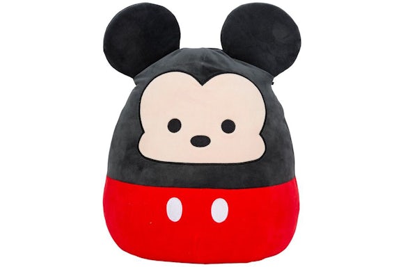 Squishmallow Mickey Mouse 14 Inch Plush Black/Red