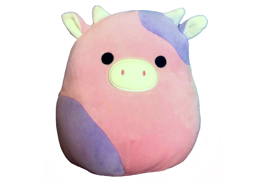 Squishmallow Patty The Cow 8 Inch Plush Pink/Purple - SS20 - US
