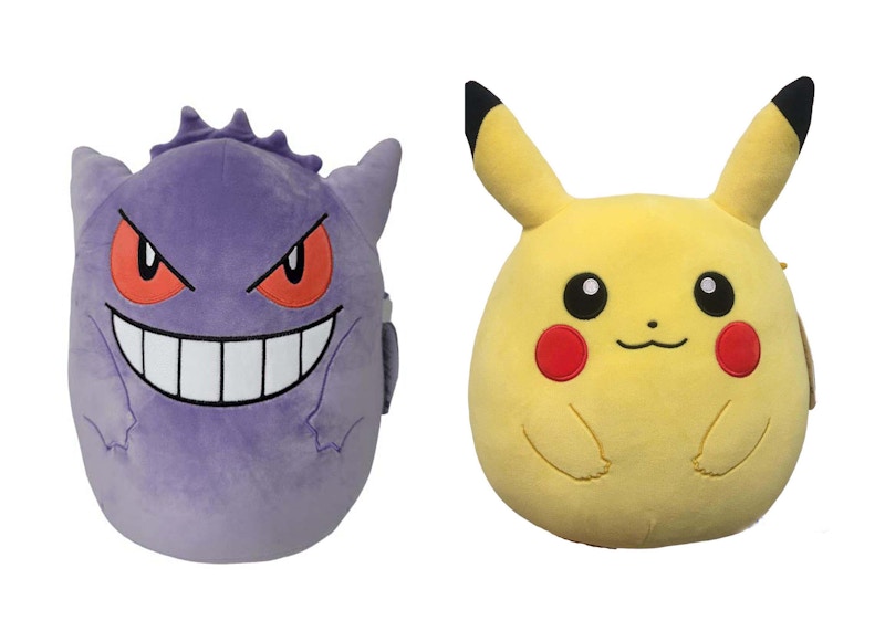 Squishmallow Pokemon Gengar and Pikachu 10 2024 inch plush