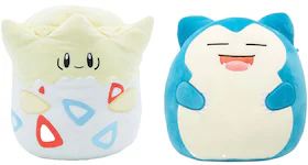 Squishmallow Pokemon Togepi and Snorlax 10" Plush Set