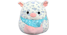 Squishmallow Rosie The Pig 12 Inch (With Bandana) Plush White/Turquoise