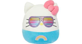 Squishmallow Sanrio Hello Kitty Sunglasses 20 Inch Plush Blue/White