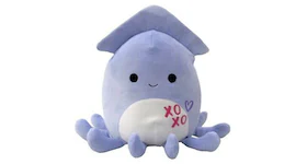 Squishmallow Stacy The Squid 8 Inch (Valentines Day Exclusive) Plush Blue/White