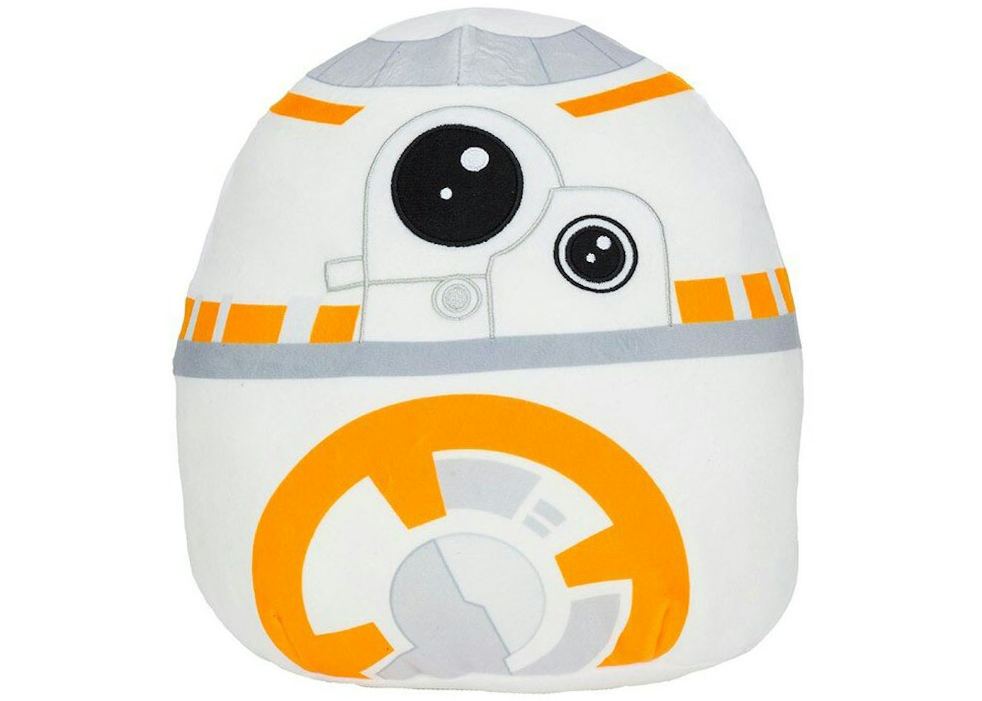 Squishmallow Star Wars 8 Droid Inch Plush White Orange Fw Squishmallow Star Wars 8 Droid Inch Plush White Orange Fw