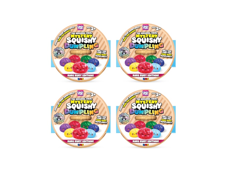 Squishy Bun Dumpling Rare Ruby Edition Blind Box 4x Lot