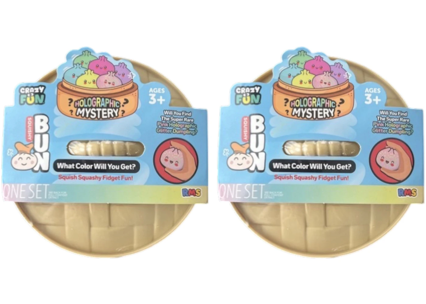 Squishy Bun Holographic Mystery Squishy